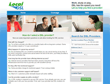 Tablet Screenshot of localdsl.com